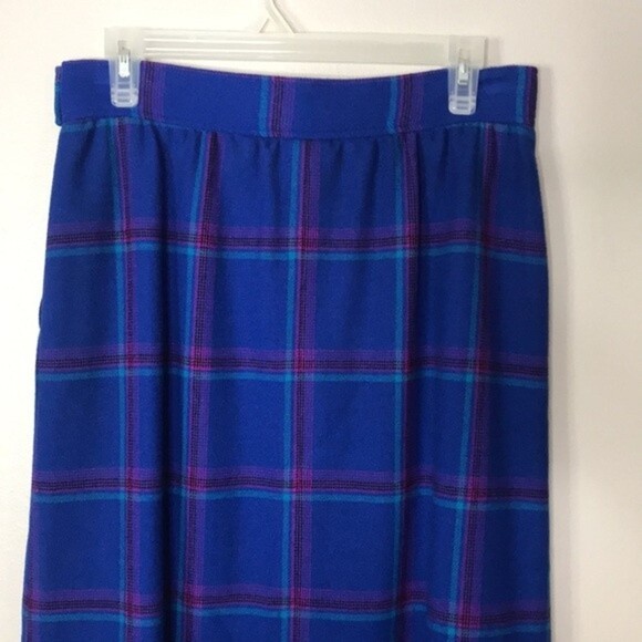 Vintage Pendleton miss pleated 100% pure wool skirt made in USA size 14 - Picture 10 of 13